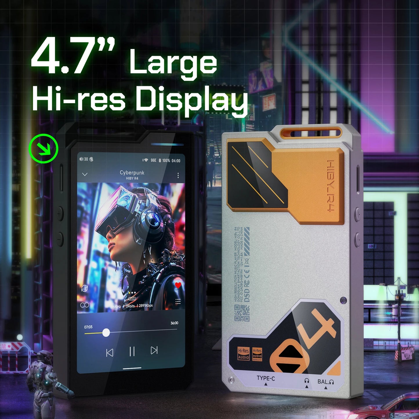 HiBy HiFi Music Player with Bluetooth and USB DAC
