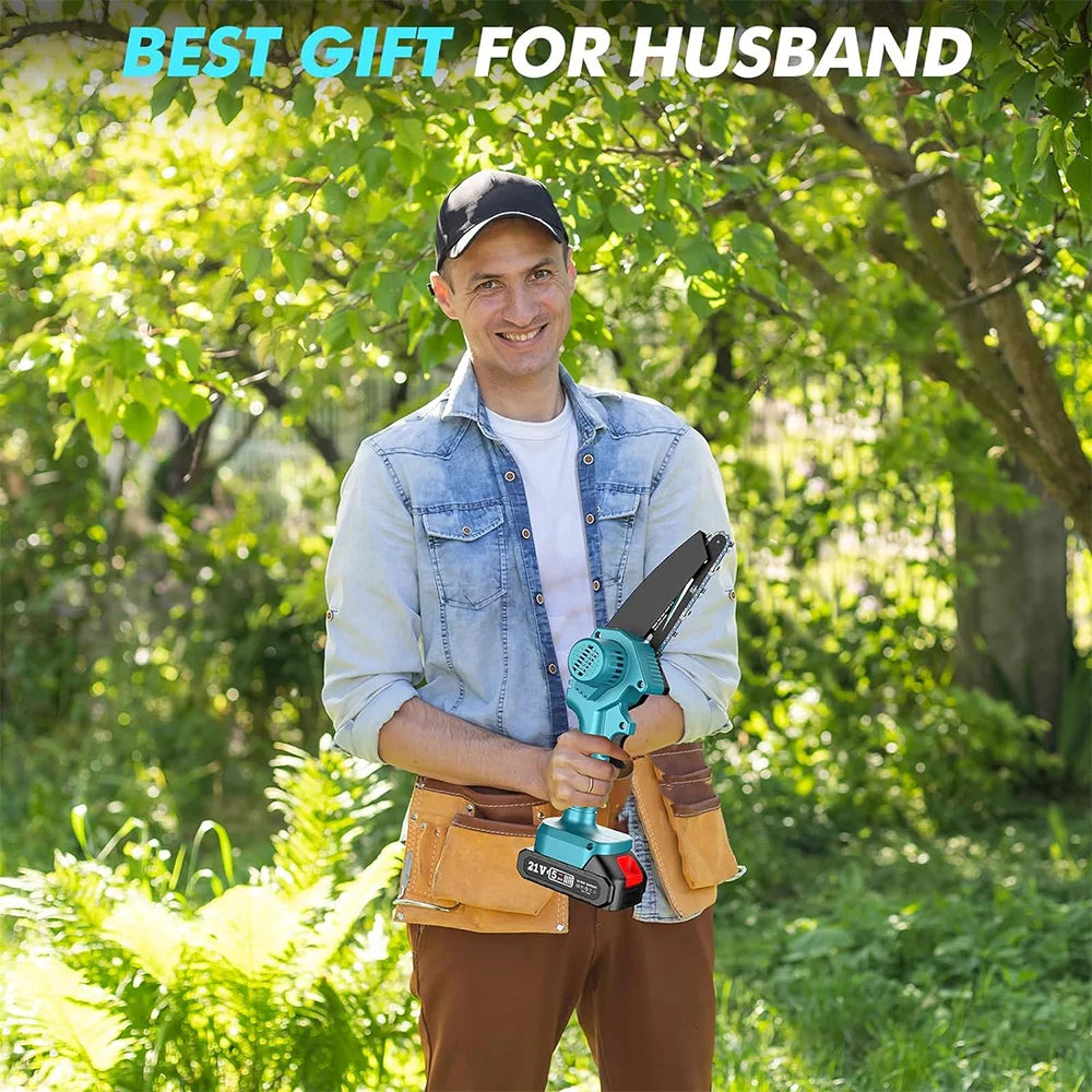 Seesii Cordless Mini Chainsaw for Tree Trimming