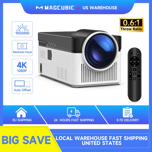 Magcubic Ultra Short Throw Projector 900ANSI 8K 1080P