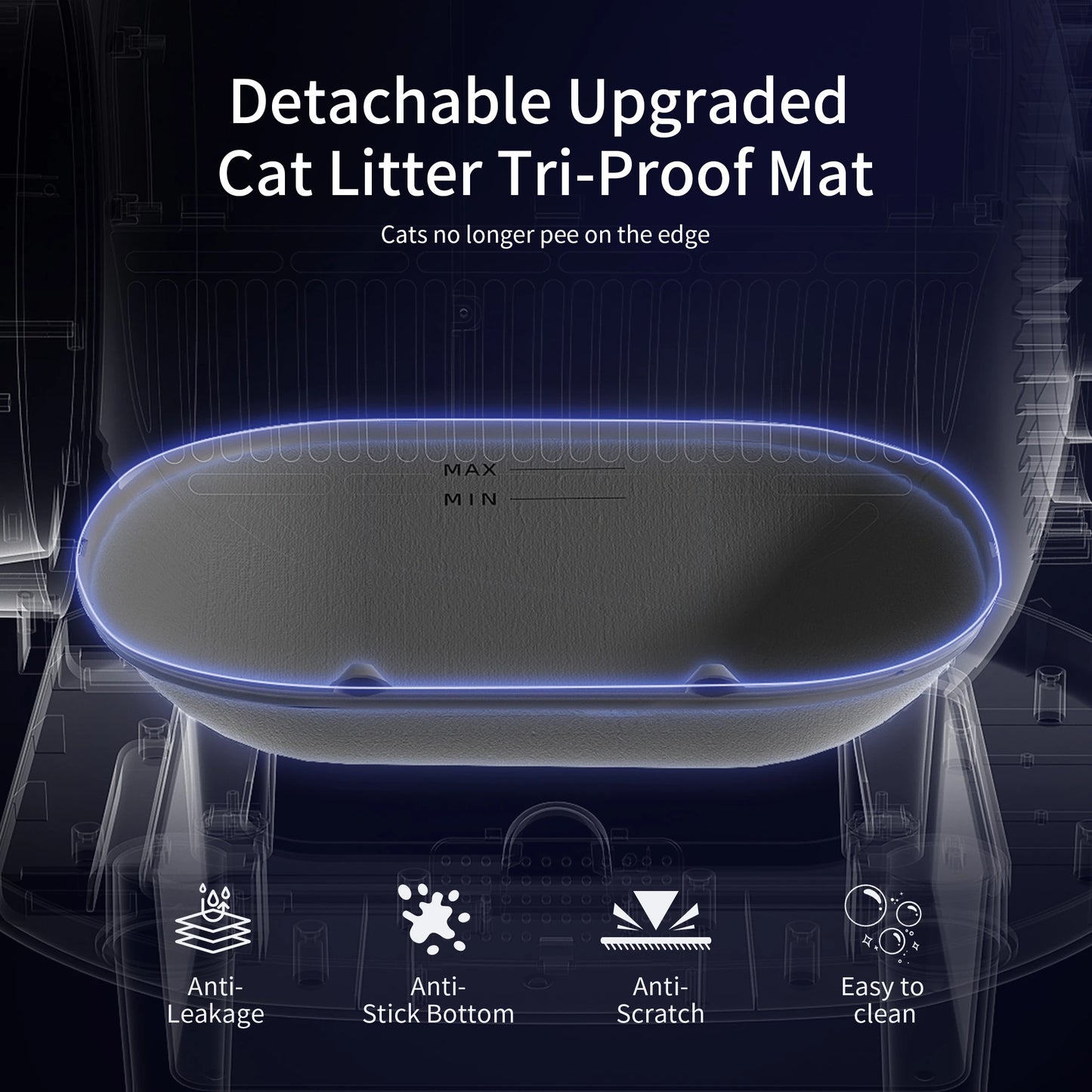 REDSASA OMC M1 Self Cleaning Automatic Cat Litter Box