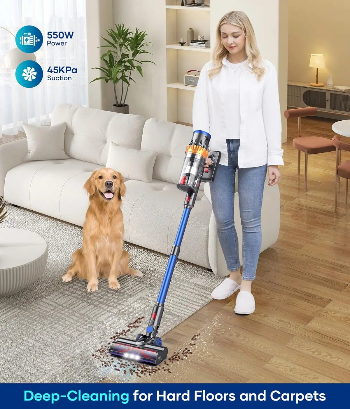 Cordl Vacuum Cleaner – Touch Screen With 65 Minutes Runtime