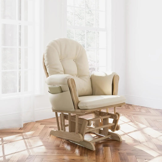 Hign Concerned Hoop Glider And Ottoman Nursery Chair
