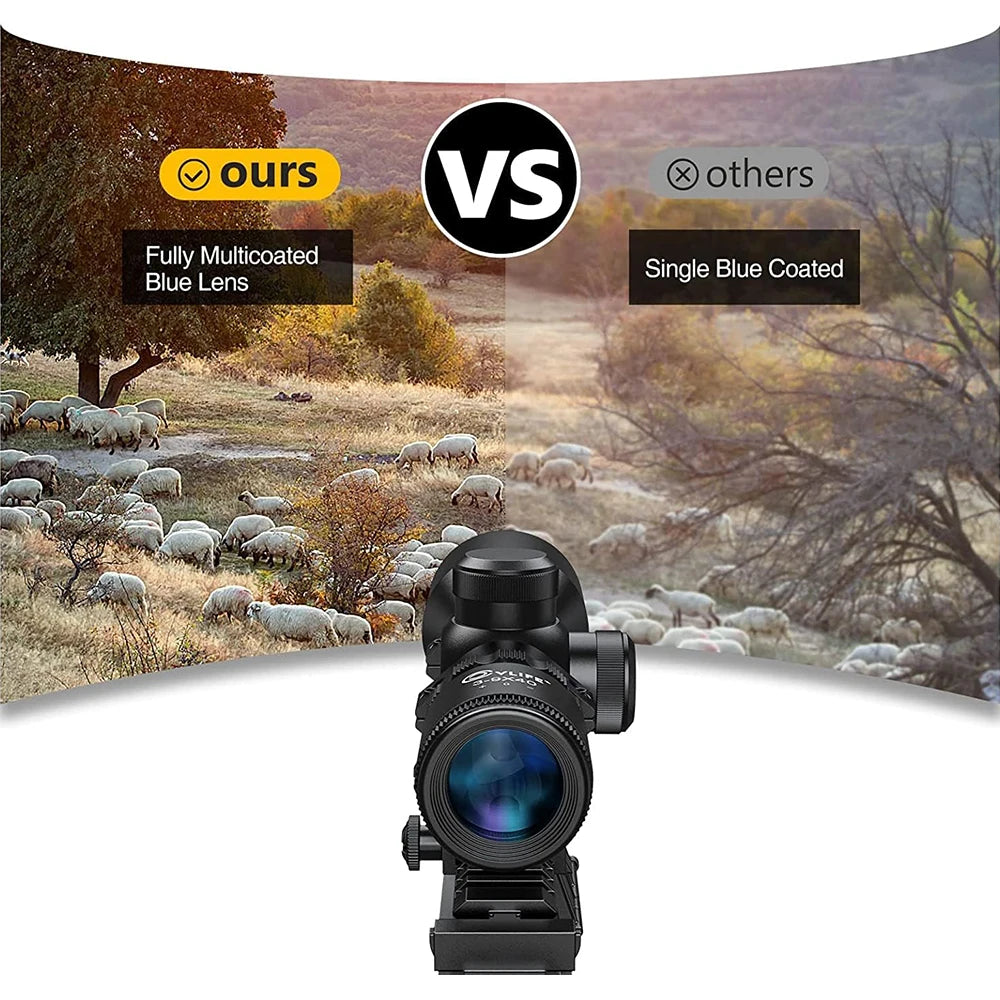 Bestsight Precision Rifle Scope With Mil Dot Reticle