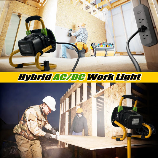 Bulb 50W Hybrid LED Work Light Compatible Makita Battery