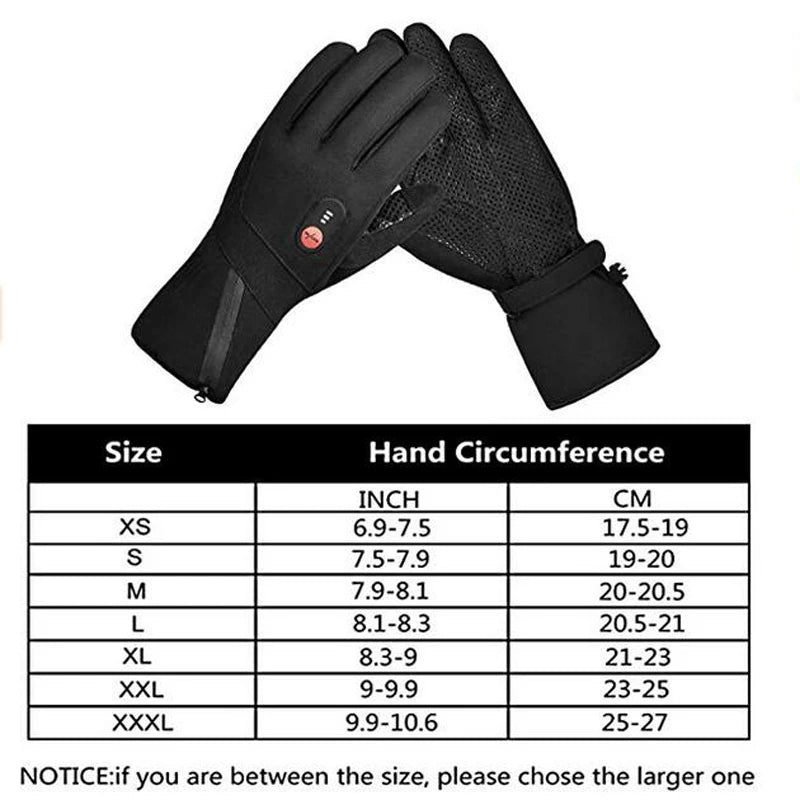 Savior Heat Heated Winter Gloves For Skiing And Motorcycle
