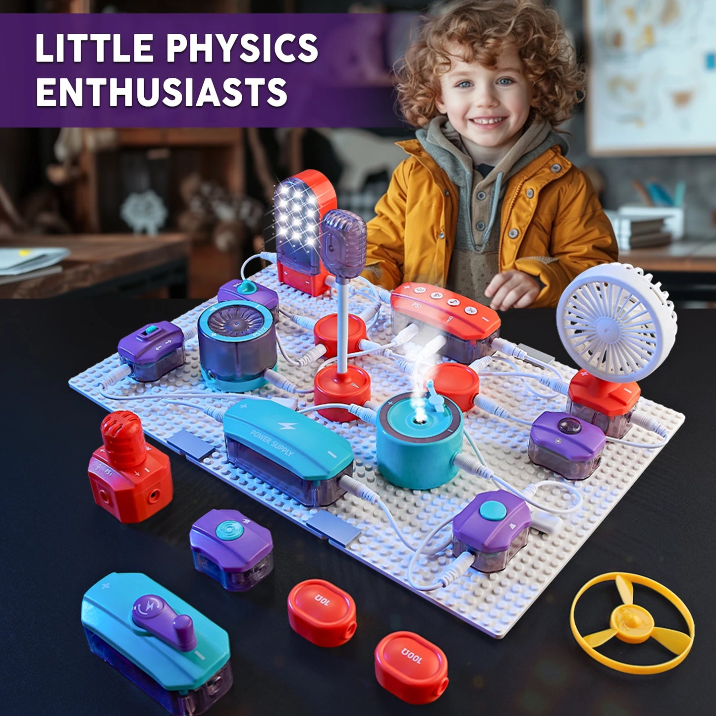 Frolic And Grow VATOS Science Circuit Kit For Kids Learning