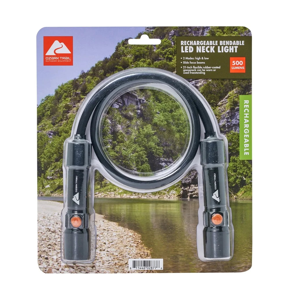 XMSJ 500 Lumen Neck Light Rechargeable Hands Free USB