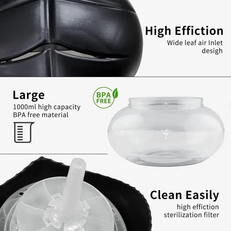 HAOYUNMAC Air Washer Purifier – 7 LED Color Changing Light