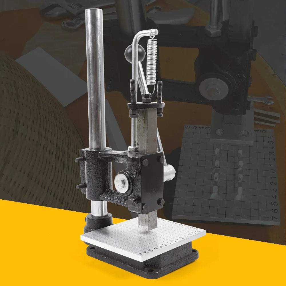 Leather Craft Imprinting Machine Manual Embossing and Punching Tool