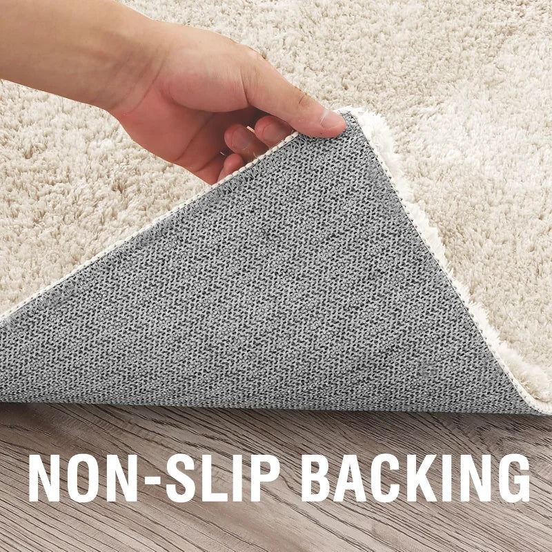 Soft Modern Large Shaggy Rug for Living Room and Bedroom