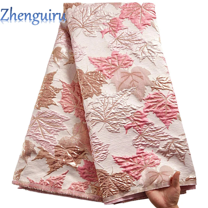French Brocade Lace Fabric for Bridal Gowns