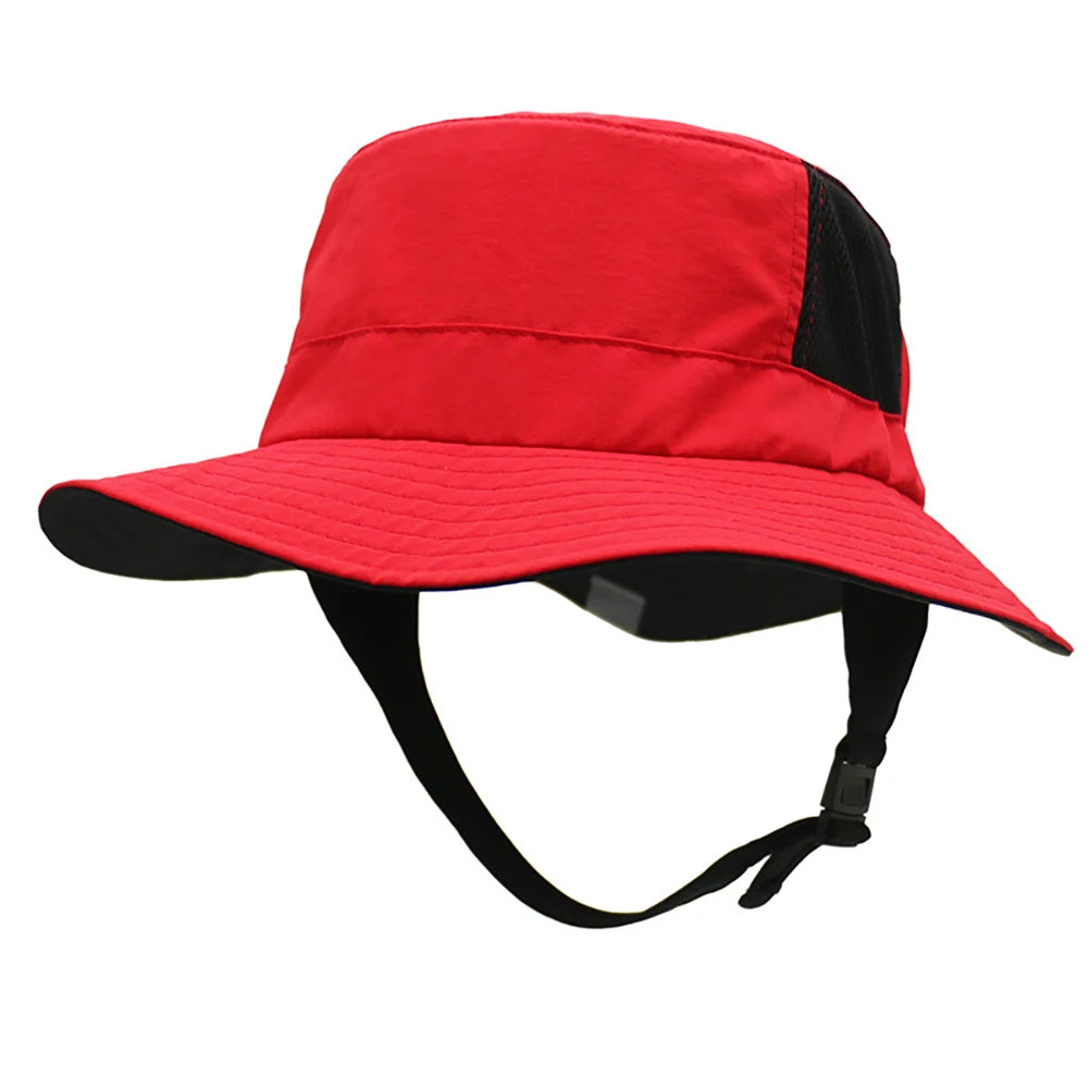 CN Beach Surf Cap Adjustable Breathable Sun Hat for Outdoor