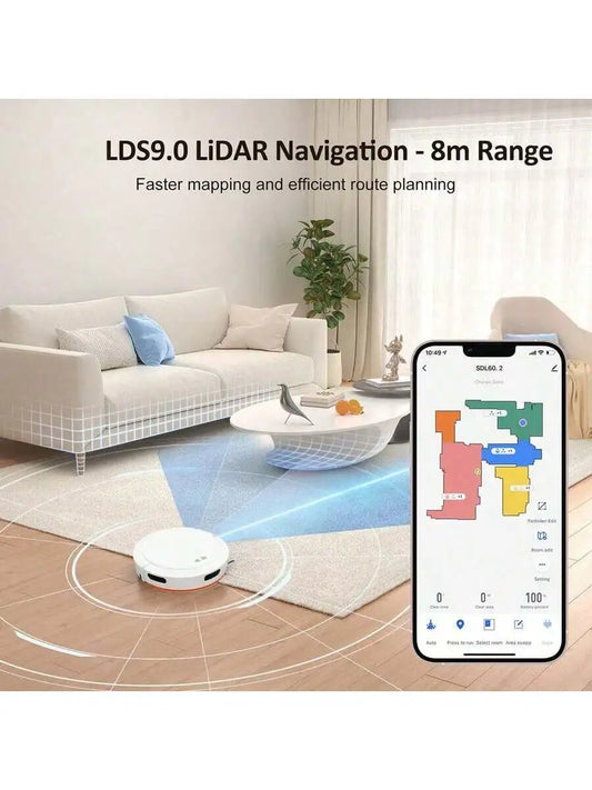 Ruitusi Smart Vacuum Cleaner Robot – Powerful Cleaning Efficiency