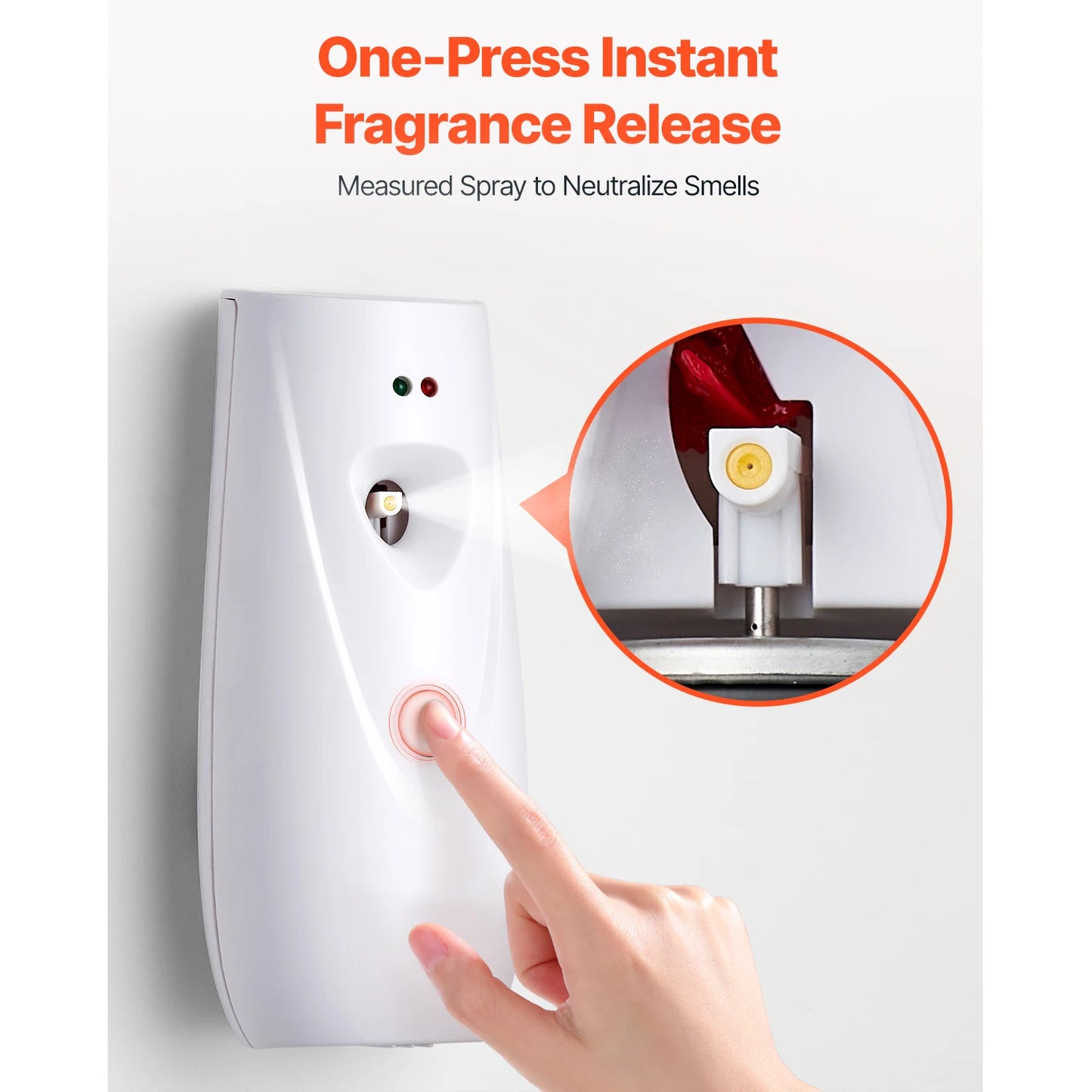 VEVOR Automatic Air Freshener Spray Dispenser 2/4-Pack