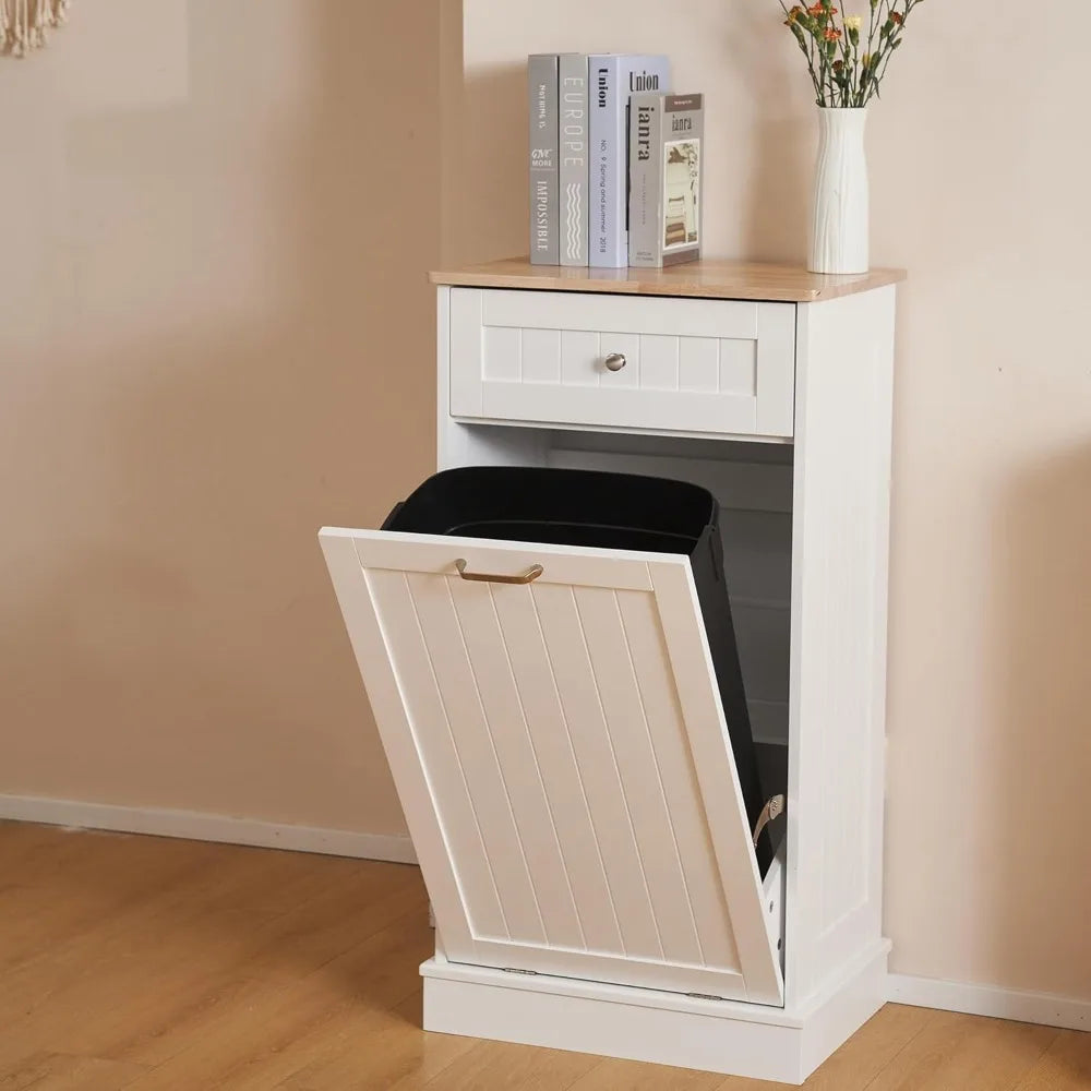 DAFIFY Tilt Out Trash Cabinet for Kitchen and Living Room