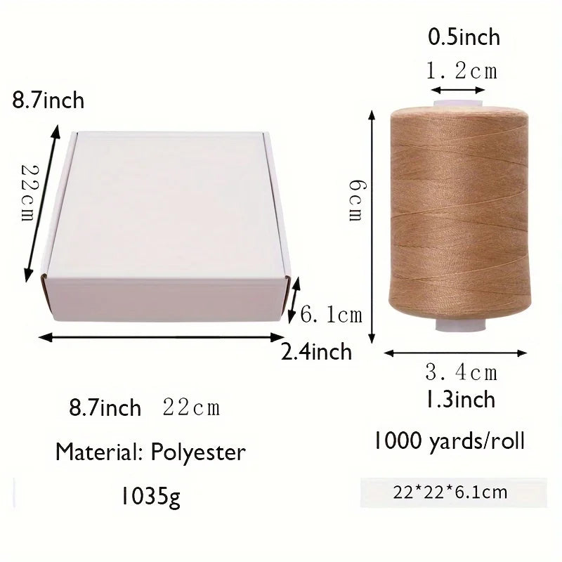 36 Color Polyester Sewing Thread Set by NoEnName