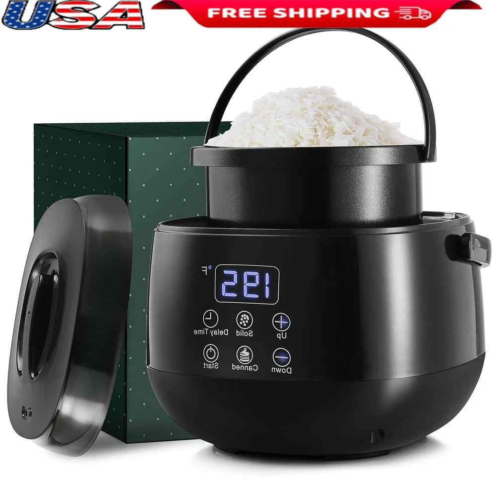 XMSJ Electric Wax Melting Pot Kit With Temperature Control