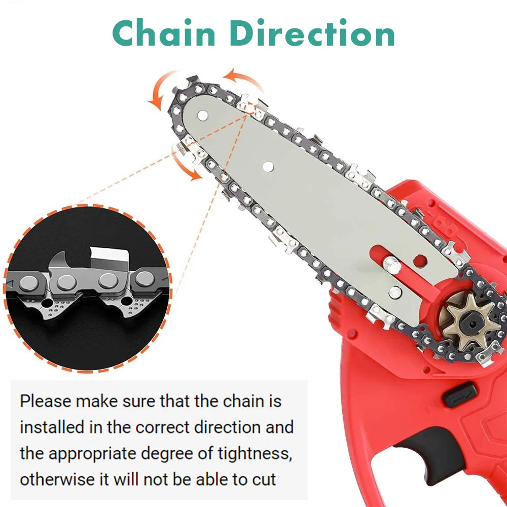 Gisam Replacement Chainsaw Chain And Guide Plate Set