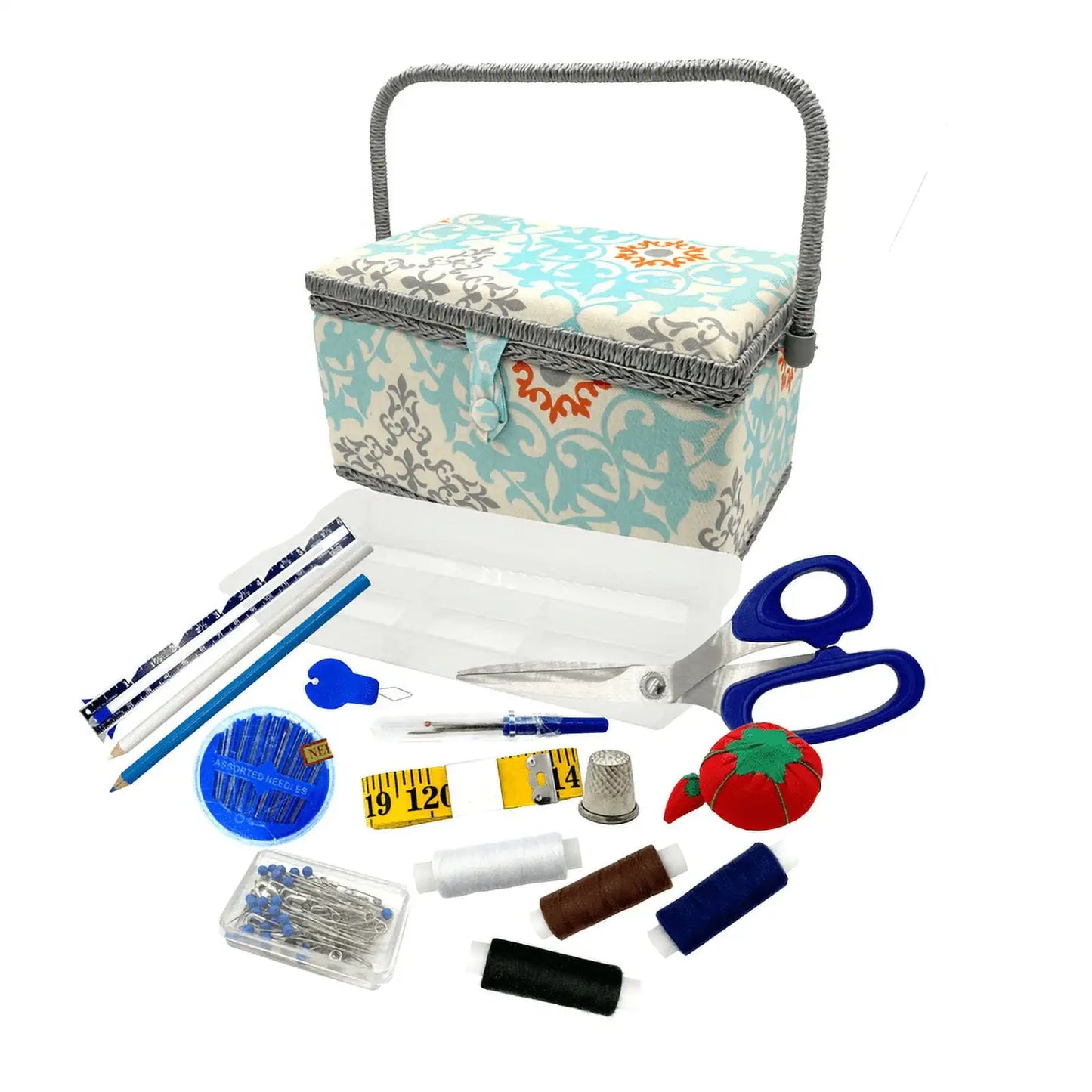 Hign-concerned 116 Piece Sewing Basket Set With Accessories