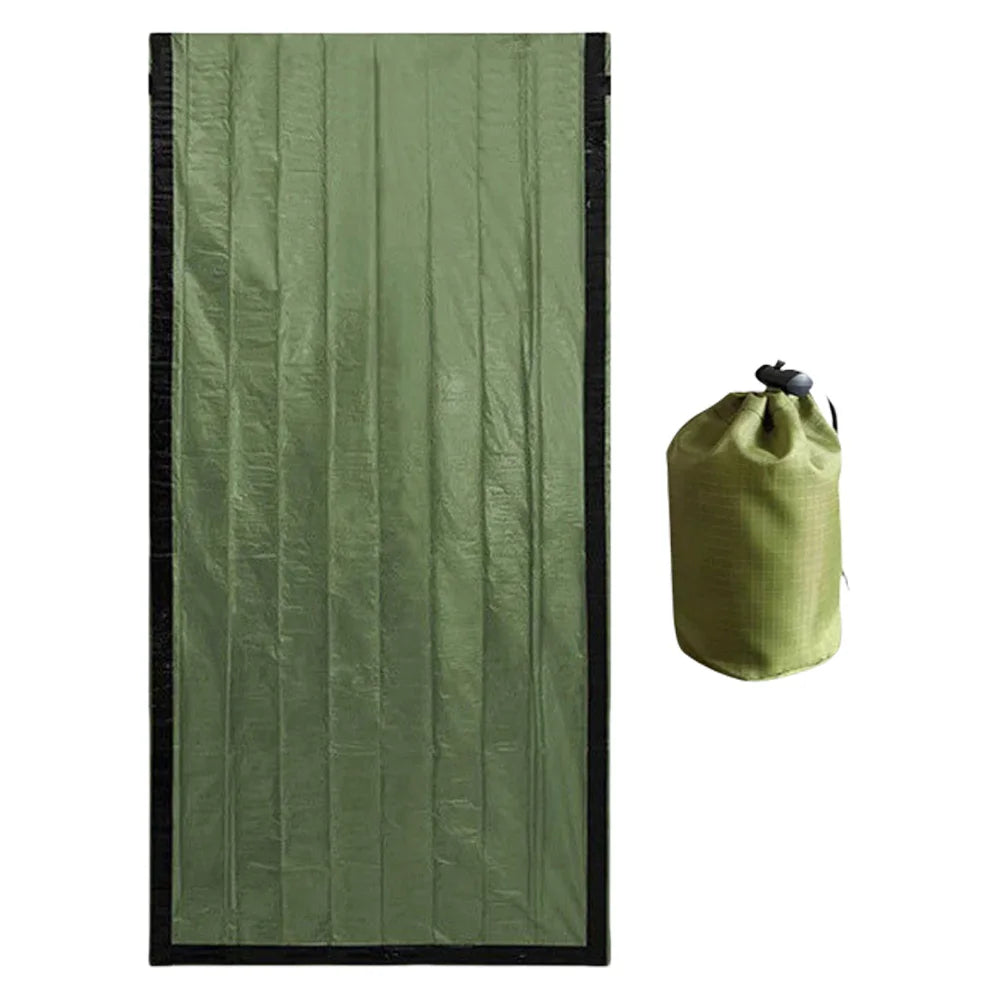 ALLOYSEED Emergency Blanket Portable Thermal Sleeping Bag Set