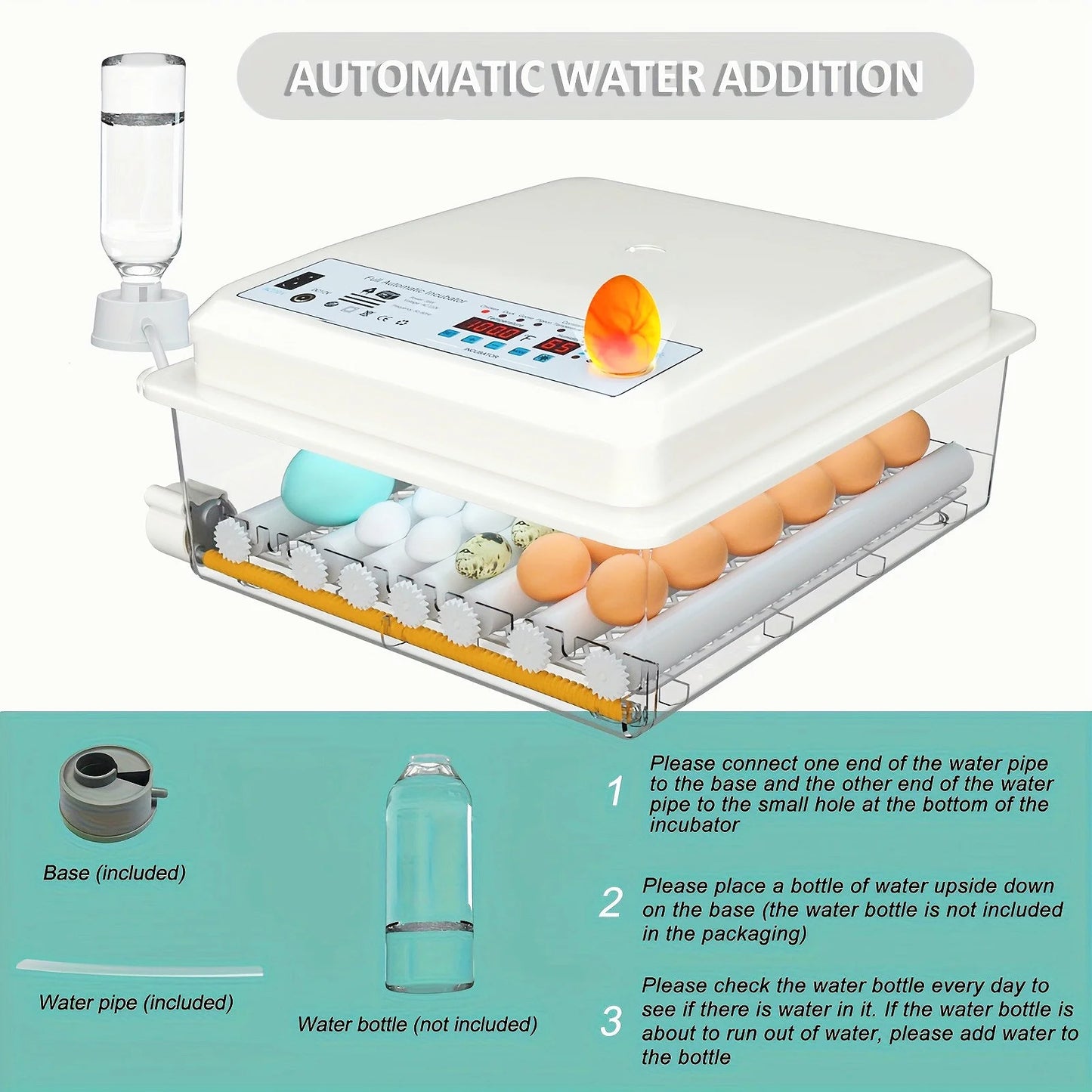 Haocheng Automatic Egg Turning Humidity Control Incubator