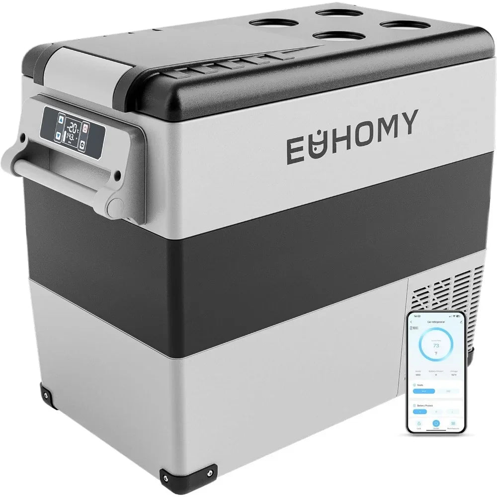 Portable 48QT Car Refrigerator with APP Control for Camping