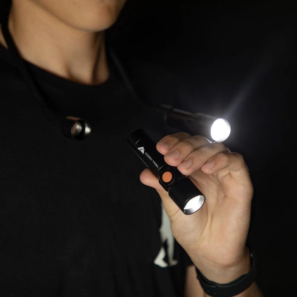 XMSJ 500 Lumen Neck Light Rechargeable Hands Free USB