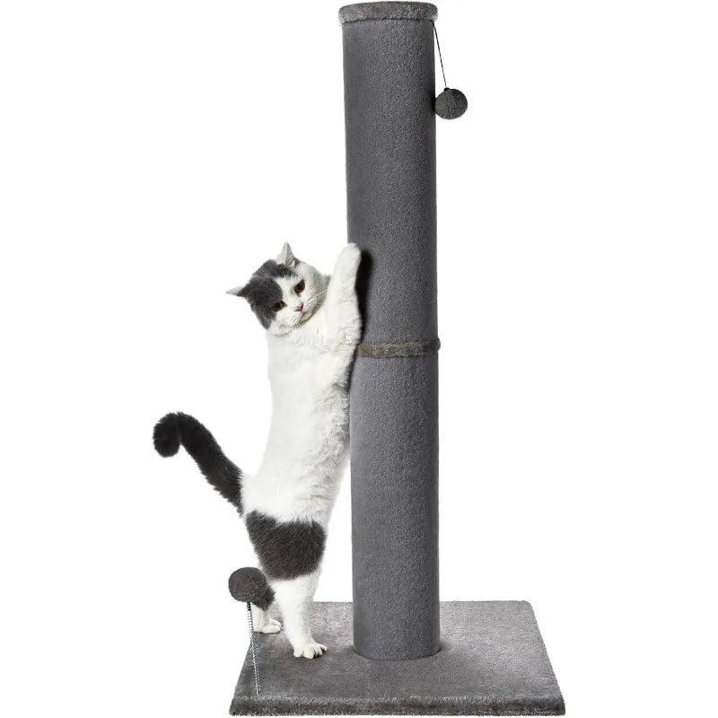 Bobcat Indoor Cat Scratching Post with Replaceable Toys