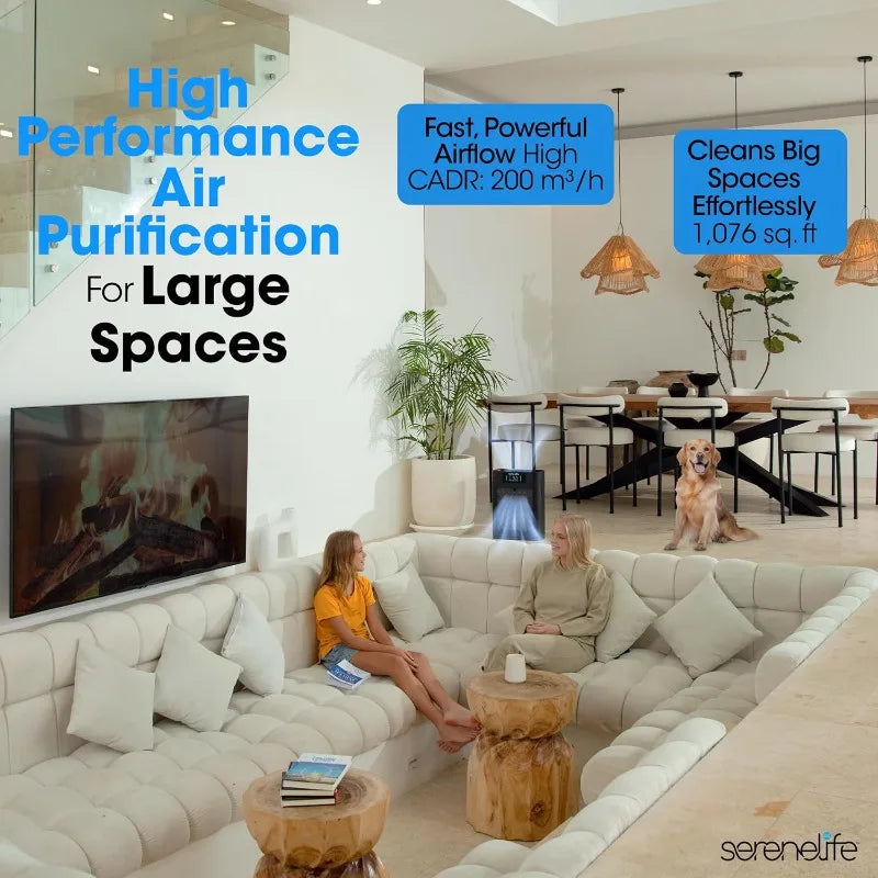 XMSJ Smart WiFi Air Purifier For Home Large Rooms Pro